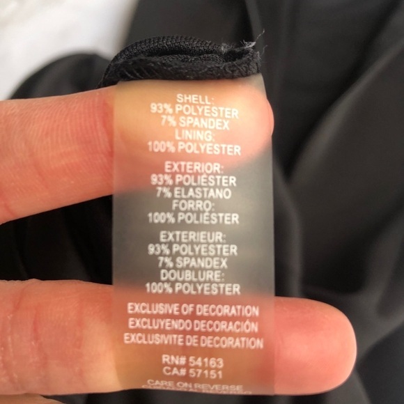 Calvin Klein black sleeveless dress with gold zipper over chest size 2 - Picture 9 of 10